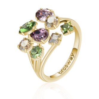 1 - Brosway ring BFF105B brass Affinity collection