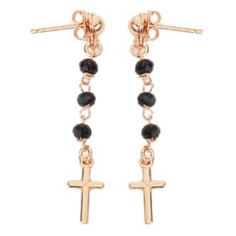 1 - Amen Earrings ORORN1 Silver 925 Rosario collection