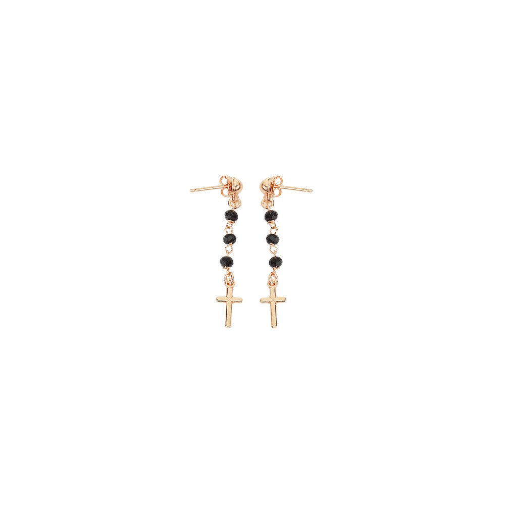 1 - Amen Earrings ORORN1 Silver 925 Rosario collection