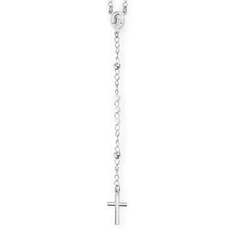 1 - Necklace Amen CROBB4 925 Silver Rosario collection