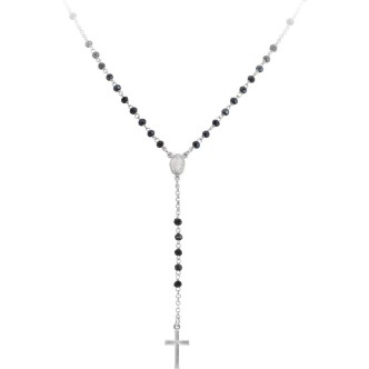 1 - Necklace Amen CROBG4 Silver 925 Rosario collection