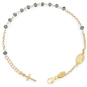 1 - Bracciale Amen BROGBL4 Argento 925 collezione Rosario