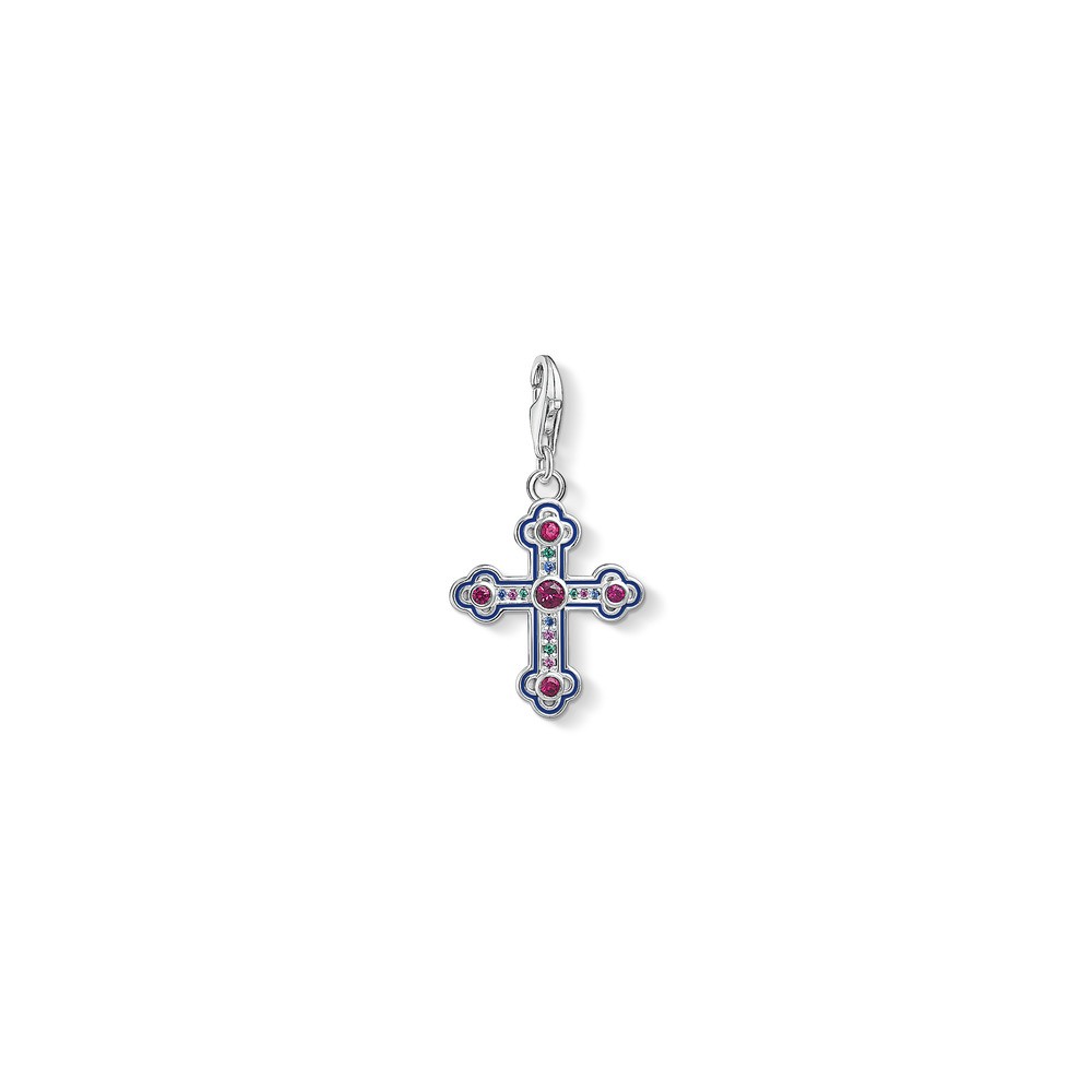 1 - Pendant Thomas Sabo 1496-391-7 Silver 925 Cross Charm