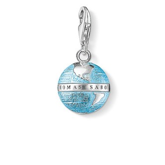 1 - Ciondolo Thomas Sabo 0754-007-1 Argento 925 rosato Charm Globo