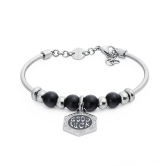 1 - Bracciale Brosway Tres Jolie BTJMS877 acciaio 316L "Buona Fortuna"