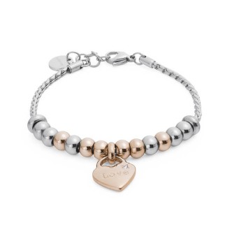 1 - Bracciale Brosway Tres Jolie BTJMS875 acciaio 316L "Amore"