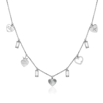 1 - Brosway necklace BAH26 316L steel with Swarovski Chant collection