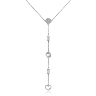 1 - Brosway necklace BAH30 316L steel with Swarovski Chant collection