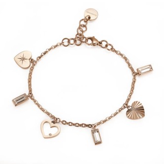 1 - Bracciale Brosway BAH20 acciaio 316L con Swarovski collezione Chant