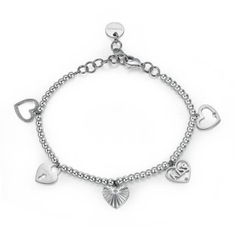 1 - Bracciale Brosway BAH31 acciaio 316L con Swarovski collezione Chant