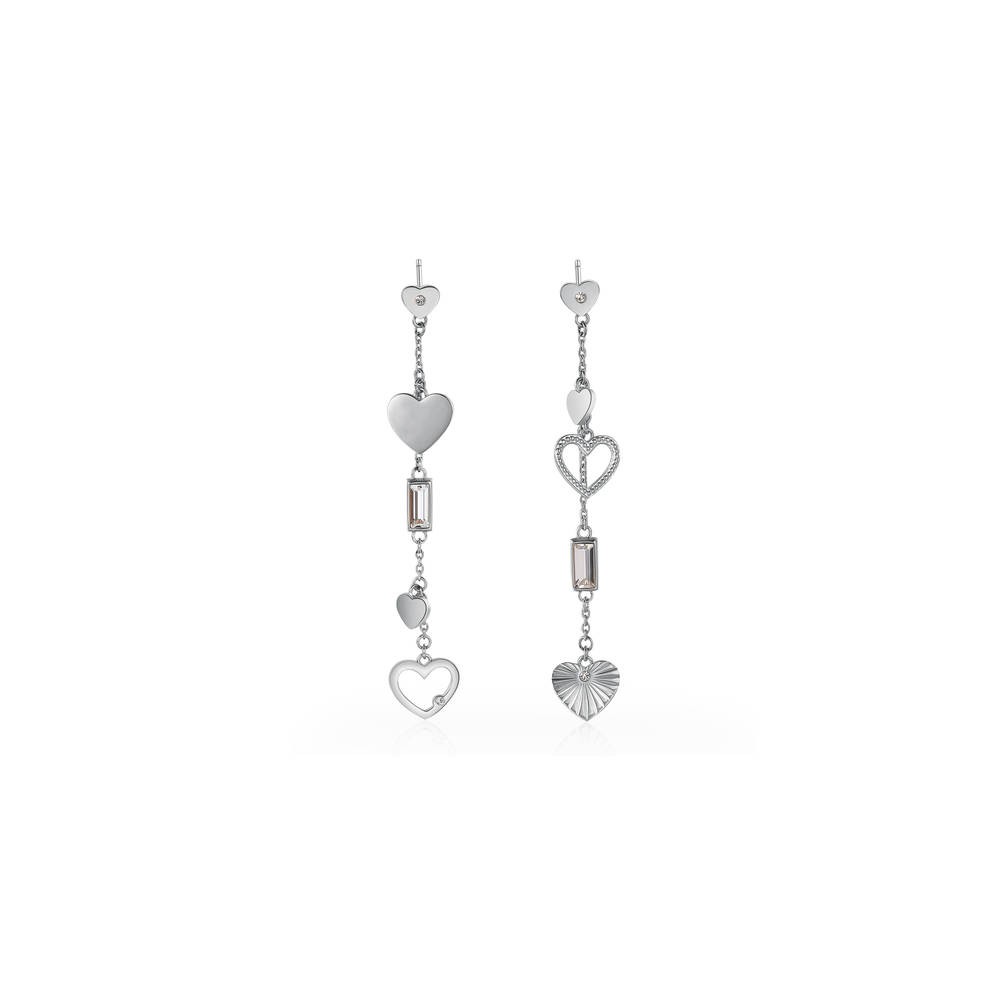 1 - Brosway BAH33 316L steel earrings with Swarovski Chant collection