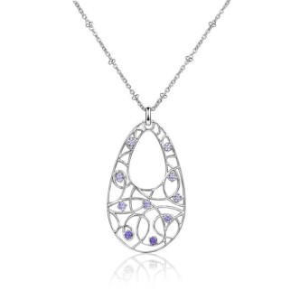 1 - Brosway BTU02 brass necklace with zircons Attitude collection