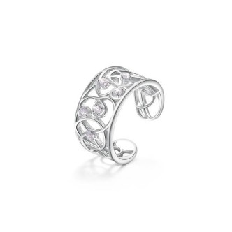 1 - Anello Brosway BTU31 ottone con Swarovski collezione Attitude