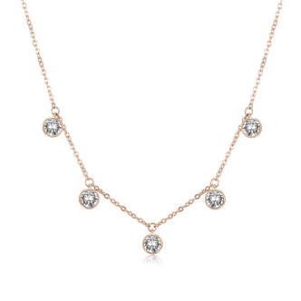 1 - Collana Brosway BYM10 acciaio 316L con Swarovski collezione Symphonia