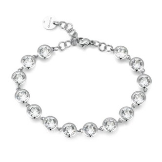 1 - Bracciale Brosway BYM30 acciaio 316L con Swarovski collezione Symphonia