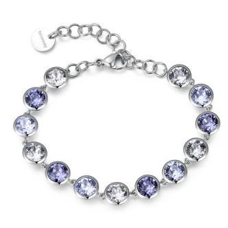 1 - Bracciale Brosway BYM32 acciaio 316L con Swarovski collezione Symphonia