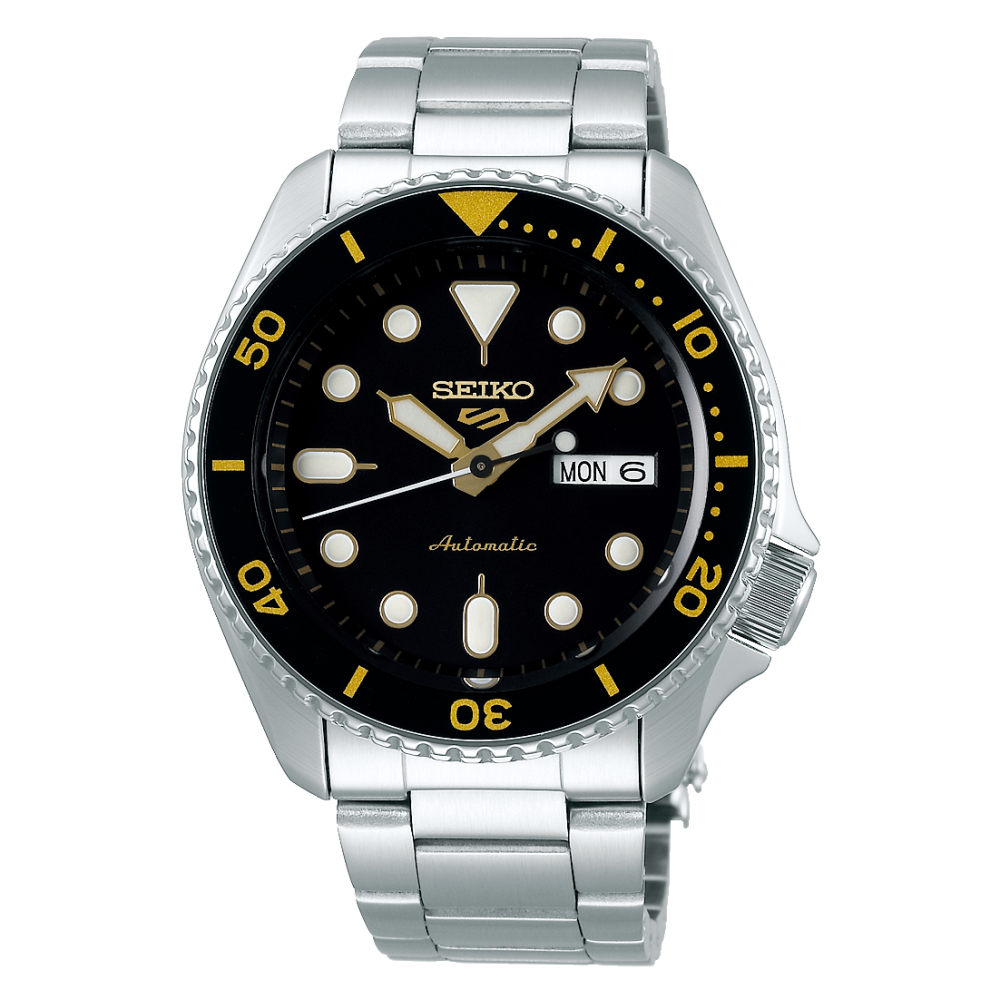 1 - Automatic watch Seiko SRPD57K1 steel collezone 5 Sports