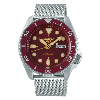 1 - Automatic watch Seiko SRPD69K1 steel collezone 5 Sports