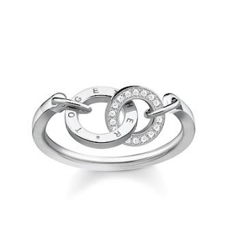 1 - Thomas Sabo Ring TR2141-051-14-54 Silver 925 Togheter Glam & Soul