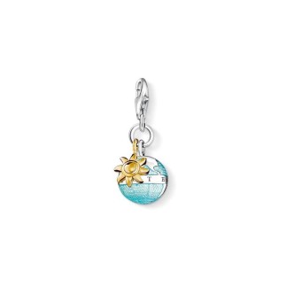 1 - Ciondolo Thomas Sabo 0923-427-1 Argento 925 Mappamondo