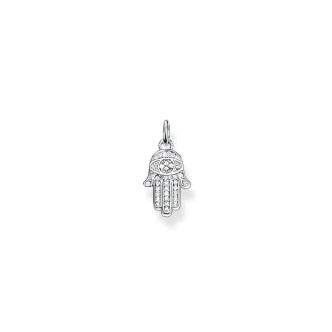 1 - Ciondolo Thomas Sabo KC0005-051-14 Argento 925 Mano di Fatima