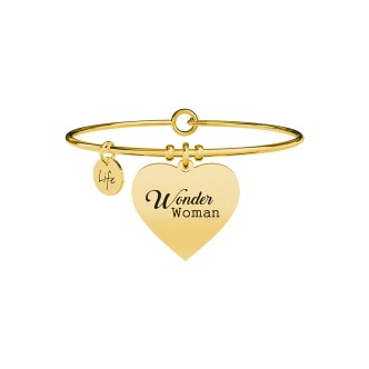 1 - Bracciale Kidult 731646 acciaio 316L con PVD Oro collezione Love