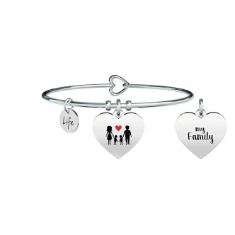 1 - Bracciale Kidult 731629 acciaio 316L collezione Family