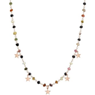 1 - Nomination necklace 027236/023 steel Mon Amour Rainbow collection