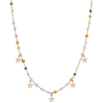 1 - Nomination necklace 027235/023 steel Mon Amour Rainbow collection