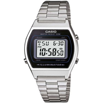 1 - Casio watch unisex digital steel strap Casio Collection Vintage B640WD-1AVEF.