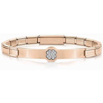 1 - Bracciale Nomination 021135/006 Argento 925 collezione Trendsetter