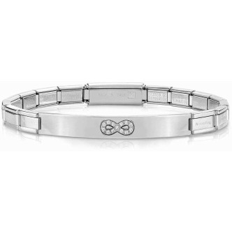 1 - Bracciale Nomination 021133/024 Argento 925 collezione Trendsetter