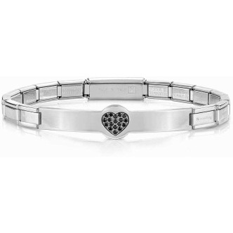 1 - Bracciale Nomination 021134/022 Argento 925 collezione Trendsetter