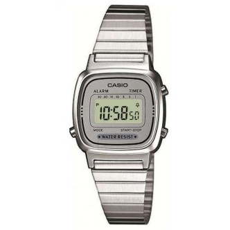 1 - Casio watch woman digital steel strap Casio Collection Vintage LA670WEA-1EF