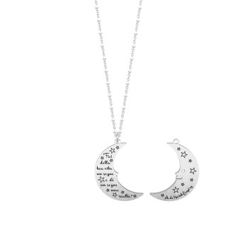 1 - Kidult necklace woman 751006 316L steel Symbols collection