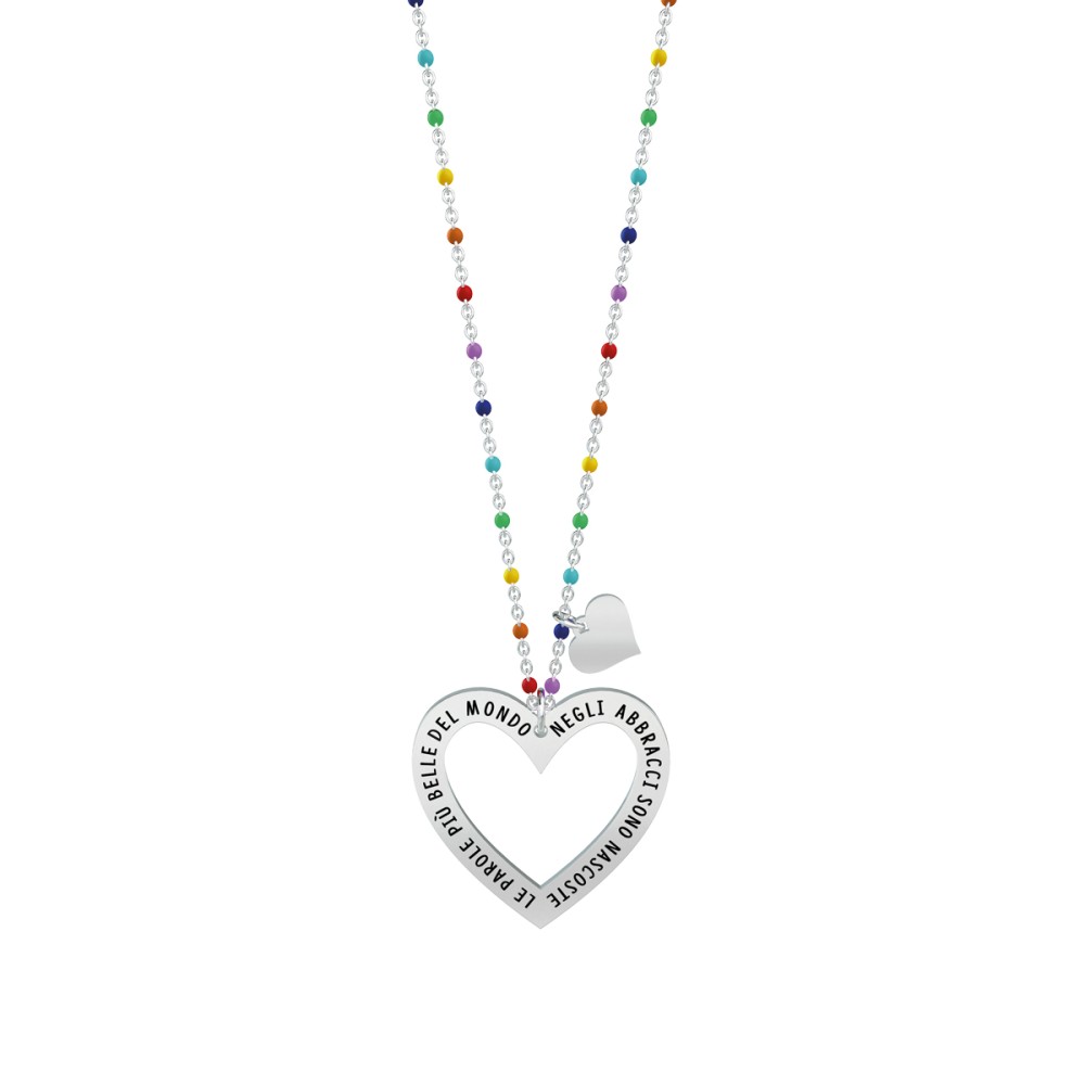 1 - Woman Kidult necklace 751013 316L steel Love collection