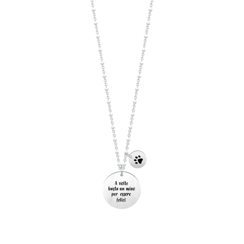 1 - Woman Kidult necklace 751028 316L steel Animal Planet collection