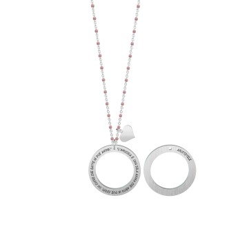 1 - Kidult necklace woman 751030 316L steel Love collection