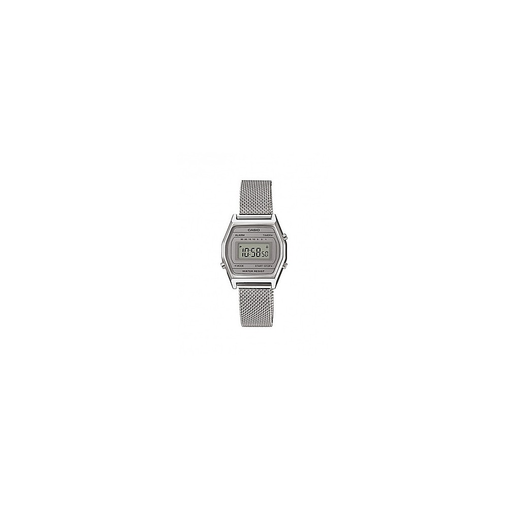 1 - Orologio Casio donna digitale cinturino in acciaio Casio Collection LA690WEM-7EF