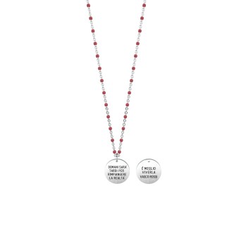 1 - Woman Kidult necklace 751138 316L steel Vasco Rossi collection