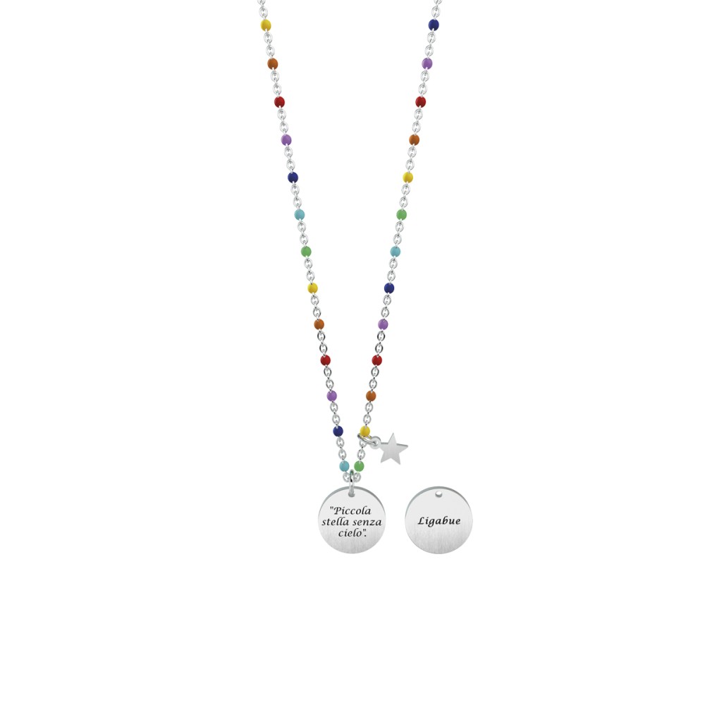 1 - Woman Kidult necklace 751144 316L steel Ligabue collection