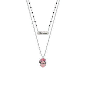 1 - Collana Kidult Frida Khalo donna 751148 acciaio 316L collezione Symbols