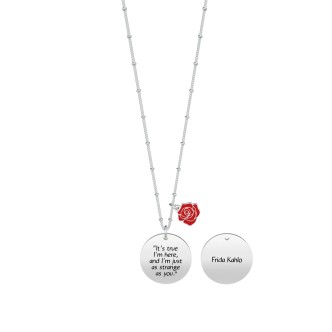 1 - Kidult Frida Khalo woman necklace 751154 316L steel Philosophy collection