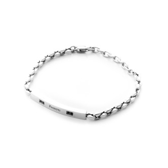 1 - Bracelet Paciotti 4 US steel men 4UBR3051 Flowing collection