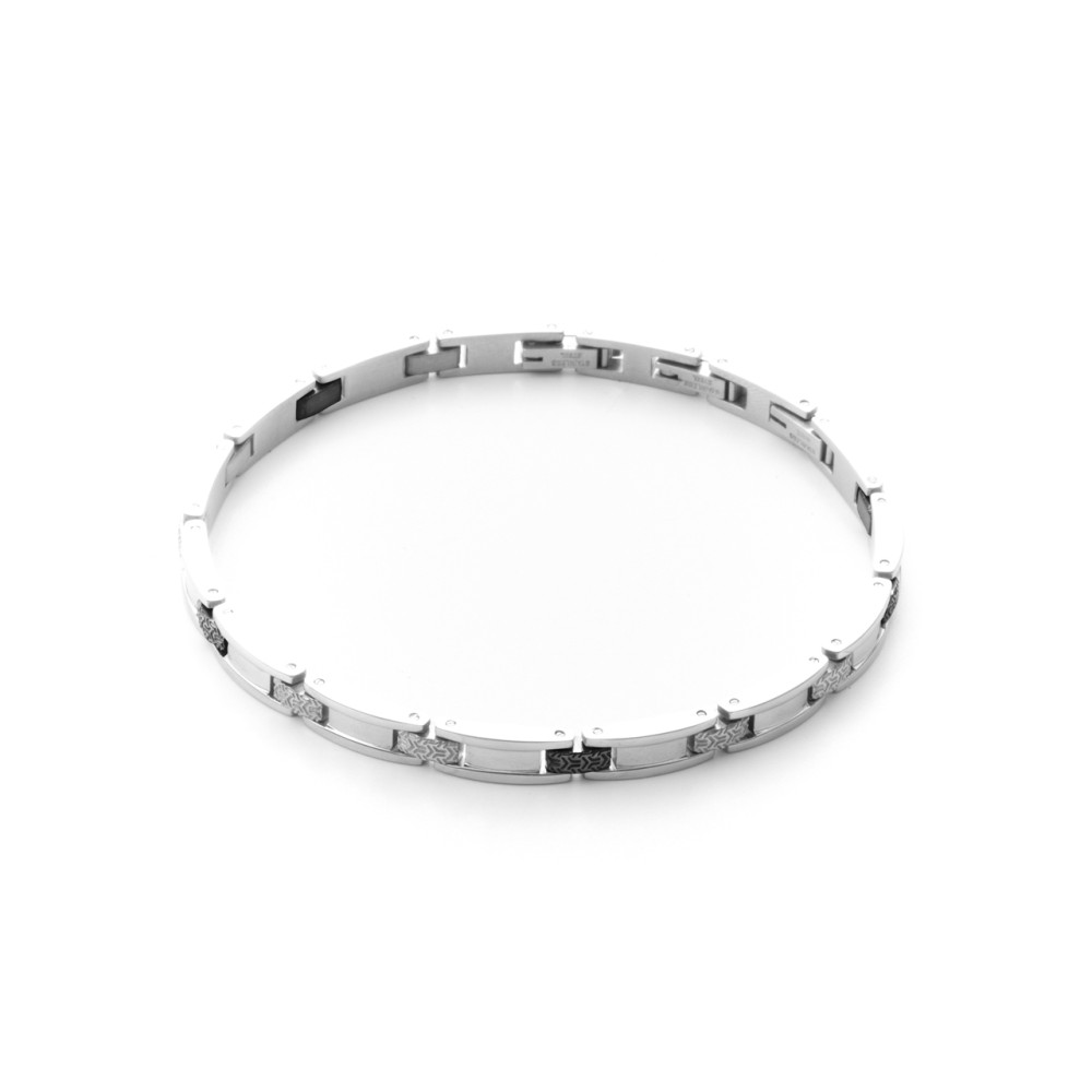 1 - Bracelet Paciotti 4 US steel men 4UBR3067 continuosly collection