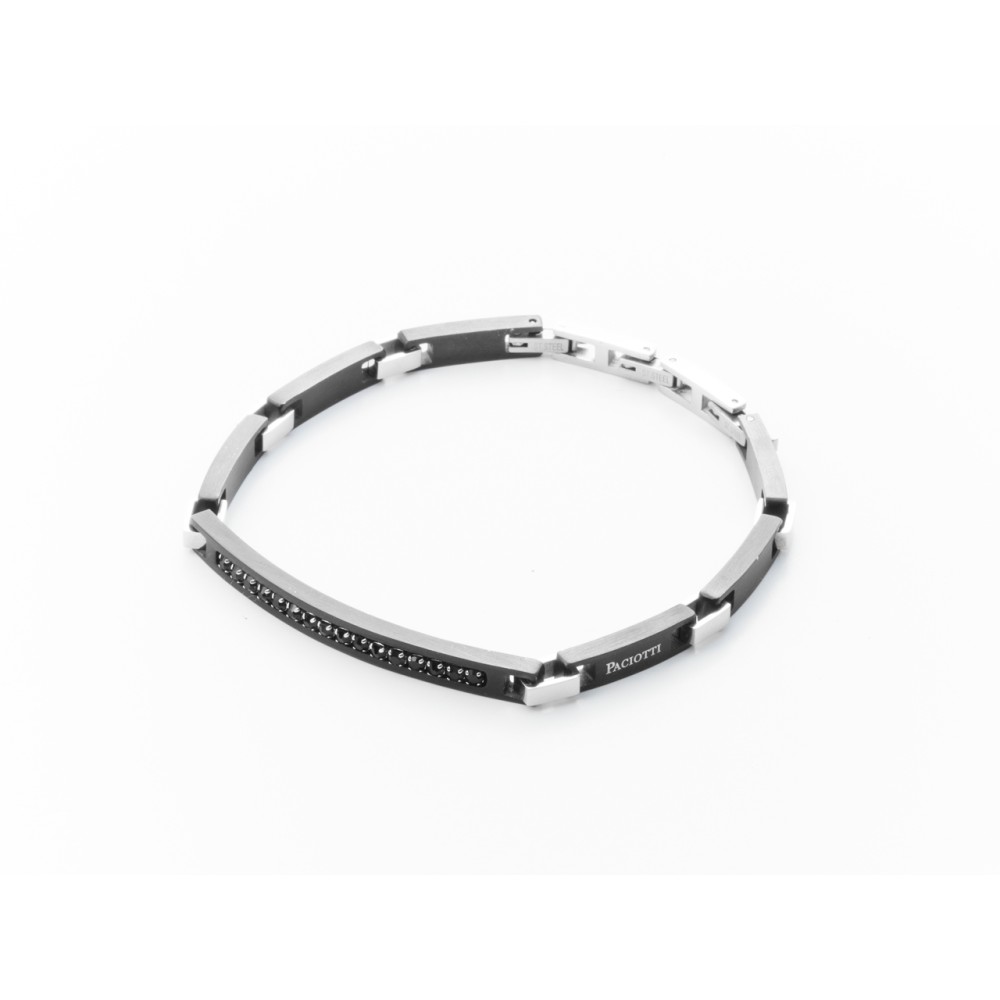 1 - Bracciale 4 US Paciotti uomo acciaio 4UBR3102 collezione Beading