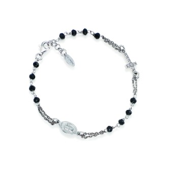 1 - Bracciale Amen BROBNZ3 Argento 925 collezione Rosari