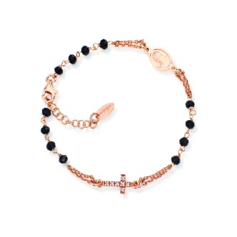 1 - Bracciale Amen BRORNZ3 Argento 925 collezione Rosari