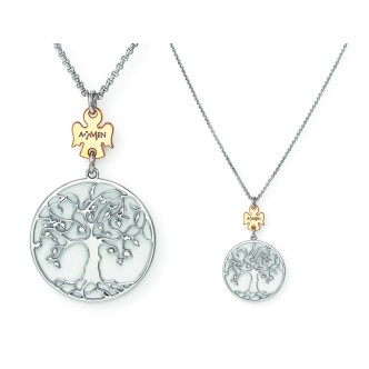 1 - Amen Necklace CLALABR3 Silver 925 Tree of Life collection