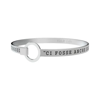 1 - Bracciale Kidult 731473 acciaio 316L con frase di Vasco Rossi  collezione Free Time